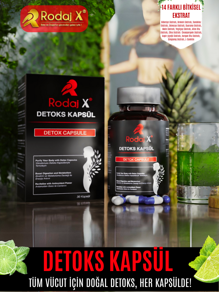 Rodaj X Bitkisel Formll Detoks Kapsl