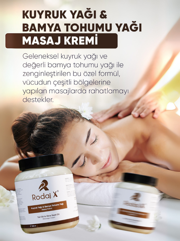 Rodaj X Kuyruk Yal Ve Bamya Tohumlu Yal Masaj Kremi 300ml