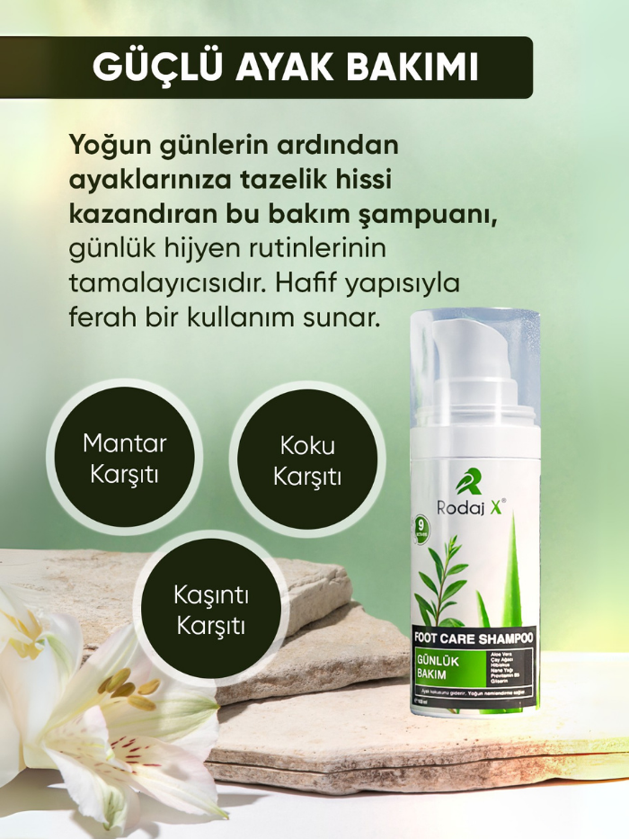 Rodaj X Doal zl Ayak Koku Giderici Bakm Kpk ampuan 100ml