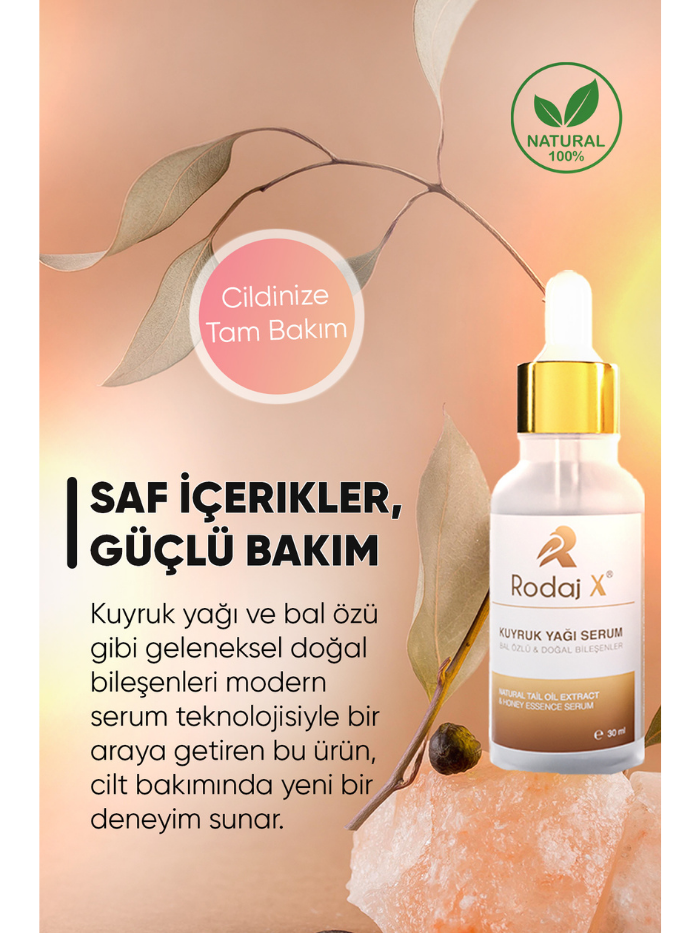 Rodaj X Kuyruk Yal Bal zl Serum Kolajen Destei Yalanma Kart Gl Bakm 30 ml