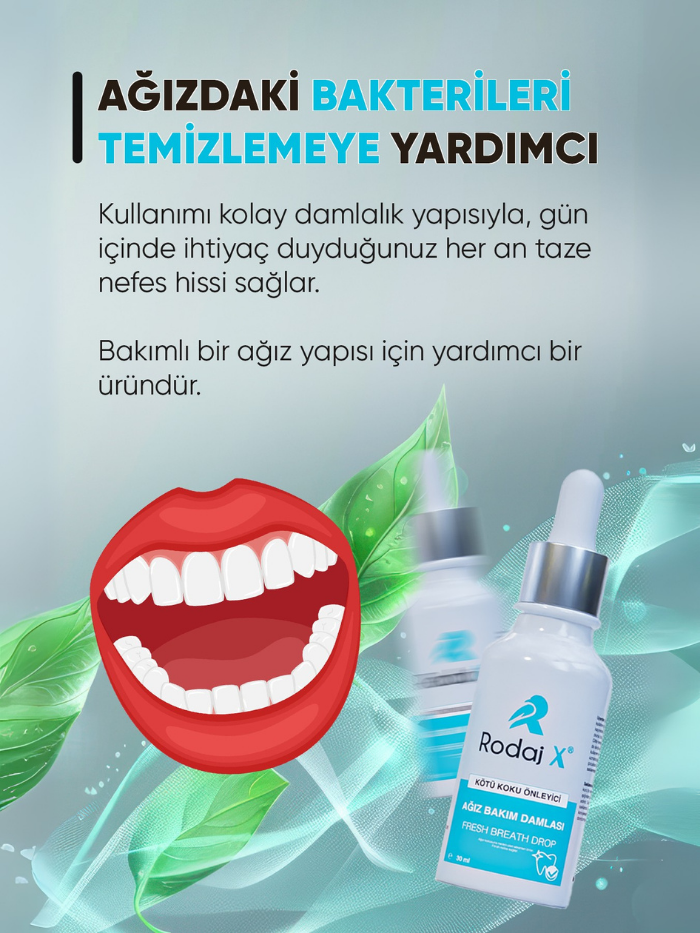 Rodaj X Az Kokusu nleyici Damla Alkolsz, Nane Aromal 30ml
